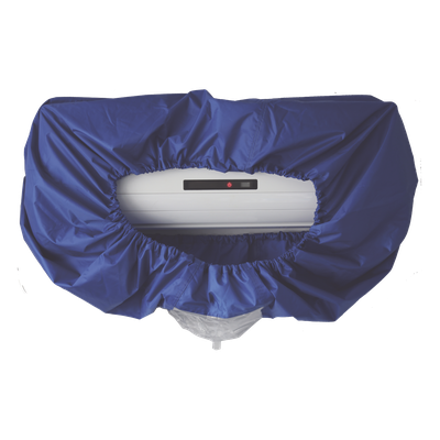 Cubierta Protectora para Aire Acondicionado Exterior / Material PU Impermeable / Circunferencia 3.2 m (10.5 ft) / Drenaje Externo / Correa Elástica de Seguridad / Peso 0.57 kg