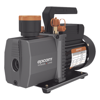 Bomba de Vacío de 2 Etapas / 1/2 HP / 110 Vca / 5.5 CFM / Vacío 0.3 Pa / Doble Conexión 1/4" y 1/2" / 330 ml Aceite