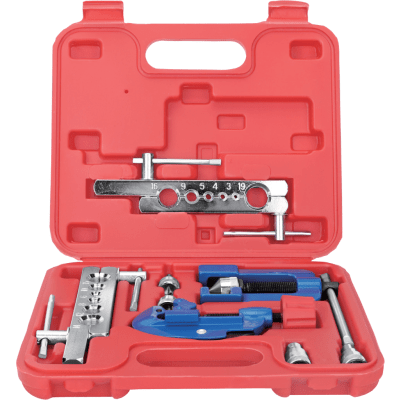 Kit de Flareado y Abocardado / Tubo 3-19 mm / Cobre, Latón y Aluminio / Incluye Cortatubos y Expansor