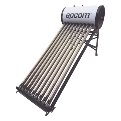 Calentador Solar de Agua / 90 Litros / 9 Tubos de Vacío / Baja Presión / Resistencia Granizo 25 mm (0.98 in) / Termotanque Inoxidable Grado Alimenticio