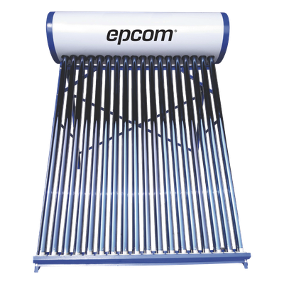 Calentador Solar de Baja Presión / 180 L / 18 Tubos de Vacío / Acero Inoxidable Grado Alimenticio / Resistencia a Granizo 25 mm / Ánodo de Magnesio