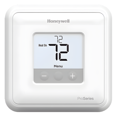 Termostato No Programable / 1 Etapa Calor/Frío / 20 a 30 VAC o 750 mV / Pantalla 2.37 in² con Retroiluminación LED / Montaje UWP