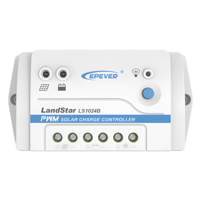 Controlador de Carga Solar PWM / 10 A / 12/24 VCC / RS-485 / Baterías Gel-AGM-Selladas