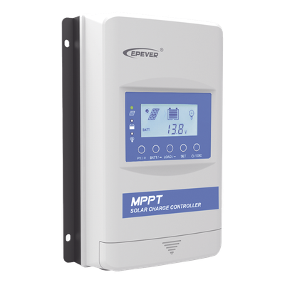 Controlador Solar MPPT / 40A / 12/24V / Voc 100V / RS-485 / Baterías LiFePO4 / IP32