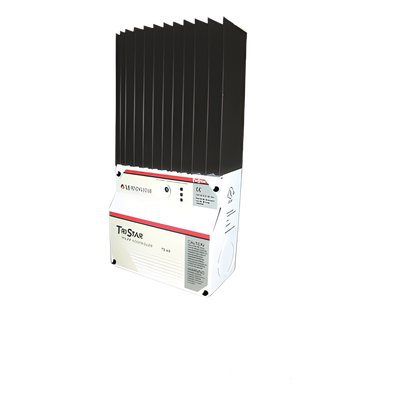 Controlador de Carga Solar PWM / 60 A / 12V 24V 48V / Puerto RS-232 / Hasta 4 kW / 7 Preajustes / Disipador de Calor