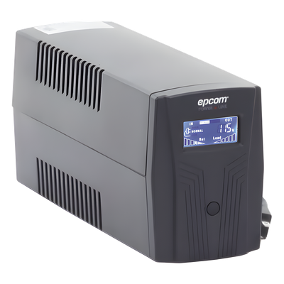 UPS Interactivo / 600 VA / 360 W / AVR Boost y Buck / 4 Salidas NEMA 5-15R / Pantalla LCD / 120 VCA