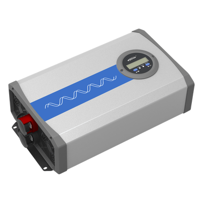 Inversor Onda Senoidal Pura / 1500 W / Entrada 24 VCC / Salida 120 VCA / Eficiencia 95% / LCD Giratoria / Compatible Baterías Litio AGM GEL Plomo