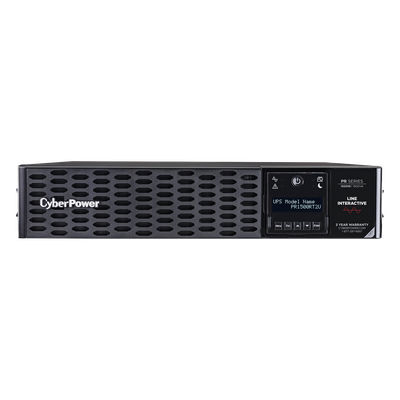 UPS de Rack 2U / 1500 VA / 1500 W / Línea Interactiva / Onda Senoidal Pura / Factor de Potencia 1 / 8 Tomas NEMA 5-15R / AVR 120 Vca
