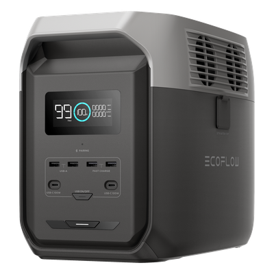 Estación de Energía Portátil / 1536 Wh / 4 Salidas CA 1800 W / 2 USB-C 100 W / Carga Solar 500 W / LiFePO4 / Wi-Fi y Bluetooth