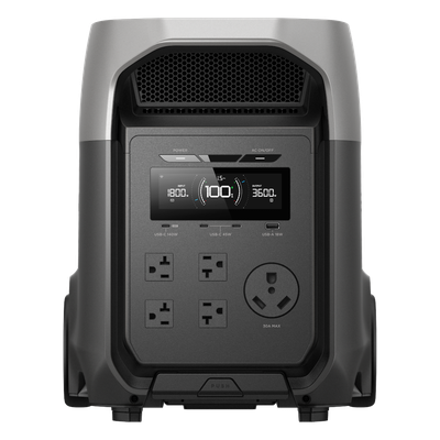 Estación de Energía Portátil / 3072 Wh / Salida 3600 W (Surge 7200 W) / Batería LiFePO4 / Carga 0-80% en 89 min / UPS 10 ms / ≤25 dB