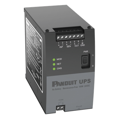 UPS Industrial / 100 Watts / 24 Vcd / Ultracondensadores / Riel DIN / -40 a 60 °C (-40 a 140 °F)