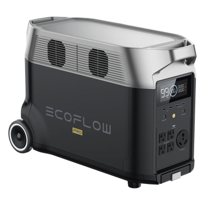 Estación de Energía Portátil / 3600 Wh LFP / 3600W AC (7200W Pico) / 5 Puertos AC / 2 USB-C PD 100W / Carga Solar 1600W / Wi-Fi y Bluetooth