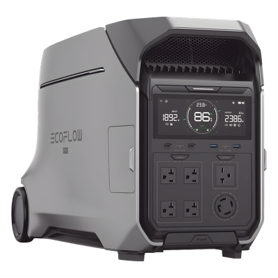 Estación de Energía Portátil / 3600 Wh LFP / 5 Salidas AC 3600 W (7200 W Pico) / 2 USB-C 100 W / Carga Solar 1600 W / Wi-Fi y Bluetooth