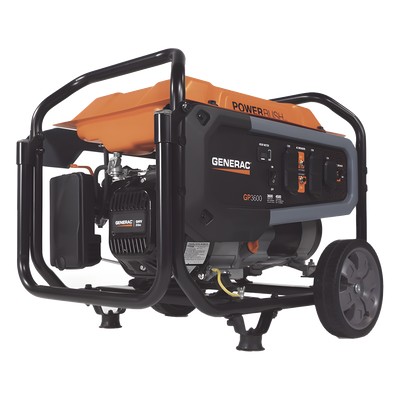 Generador Portátil a Gasolina / 3.6 kW Nominal / 4.5 kW Arranque / 120Vca / Tanque 14 L / Hasta 10.5 h Operación