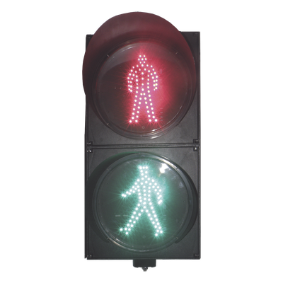 Semáforo Peatonal / Indicador Alto/Siga Estático / Diámetro 20 cm / LED de Alta Intensidad / 110 VCA / IP Hermético