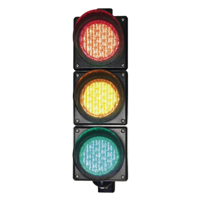 Semáforo LED / Tricolor Rojo-Verde-Amarillo / 100 mm / 110 VCA / IP65 / 100,000 h