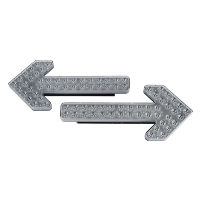 Flecha Directora de Tráfico LED / 24 Pulgadas / 240 LED / Color Ámbar / 35 Patrones de Destello / 12-24 VCC / -30°C a +50°C