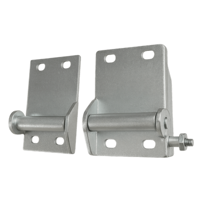Soportes Inferiores para Puerta de Garage / Acero Reforzado / Capacidad 500 kg / Par Izquierdo y Derecho / Acabado Anticorrosión