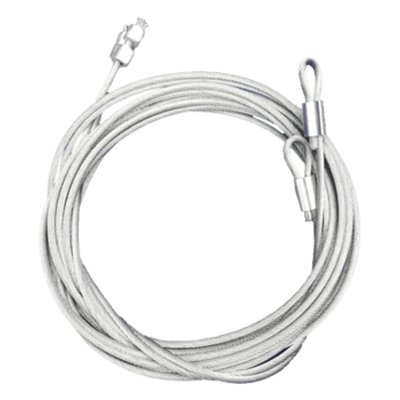 Cable para Puerta de Garage / 1/8 Pulgada / 350 cm (11.5 ft) / Puertas hasta 8 Pies (2.44 m) / Uso Residencial y Comercial / Instalación Izquierda o Derecha