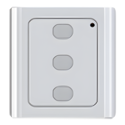 Control Remoto Inalámbrico RF de Pared / 433 MHz / 3V / Alcance 30 m (100 ft) / Código Rodante