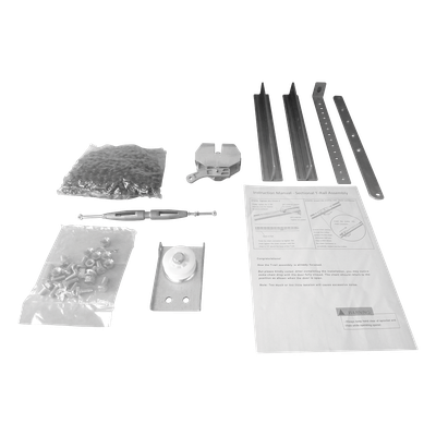 Kit de Riel tipo T / 3 m (9.8 ft) / Compatible con Motores ACCESSFORCE y FS1000APPRT / Sistema Modular / 6 m de Cadena