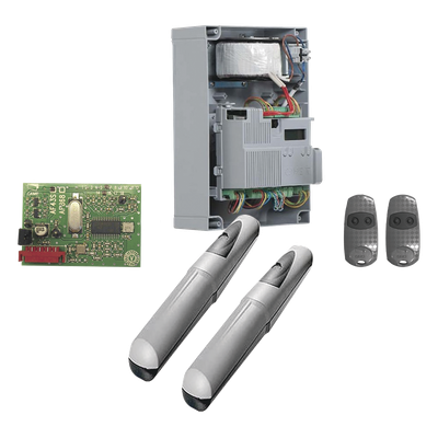 Kit de operadores para puertas abatibles / 3 m (9.8 ft) / 500 kg / 24V / IP44