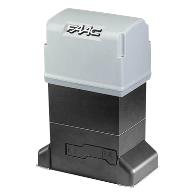 Operador de Puerta Corrediza Industrial / Trifásico 220V / Capacidad 1600 kg / Alcance 40 m (131.2 ft) / Ciclo de Trabajo 70% / Fuerza 1900 N