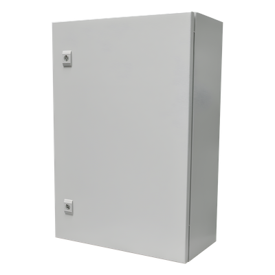 Gabinete de Acero para Intemperie / IP66 / IK10 / 500 x 700 x 250 mm / Placa Trasera Galvanizada / Cerradura con Llave