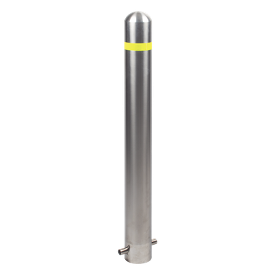 Bolardo Fijo / Acero Inoxidable SS304 / 900 mm (2.95 ft) / Ø 114 mm / Espesor 2 mm / Operación Manual